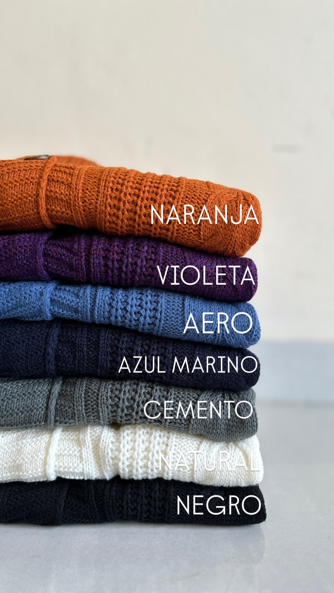 Cardigan Trenzado Candy (acrílico) - Imagen 3