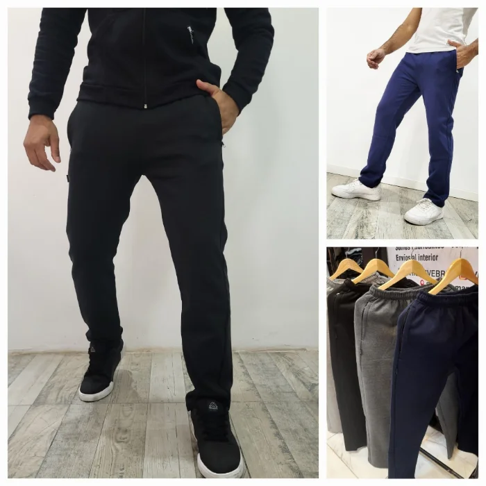 Pantalón Recto Frizado