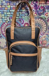 Bolso Mochila Universitaria de Lona Impermiable - Miniatura 1