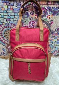 Bolso Mochila Universitaria de Lona Impermiable - Miniatura 3