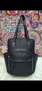 Bolso Mochila Universitaria de Lona Impermiable - Miniatura 5