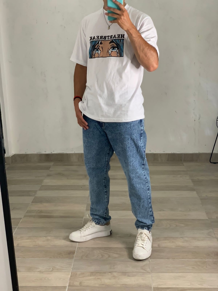 Jeans Mom Liso Nevadito - Imagen 4