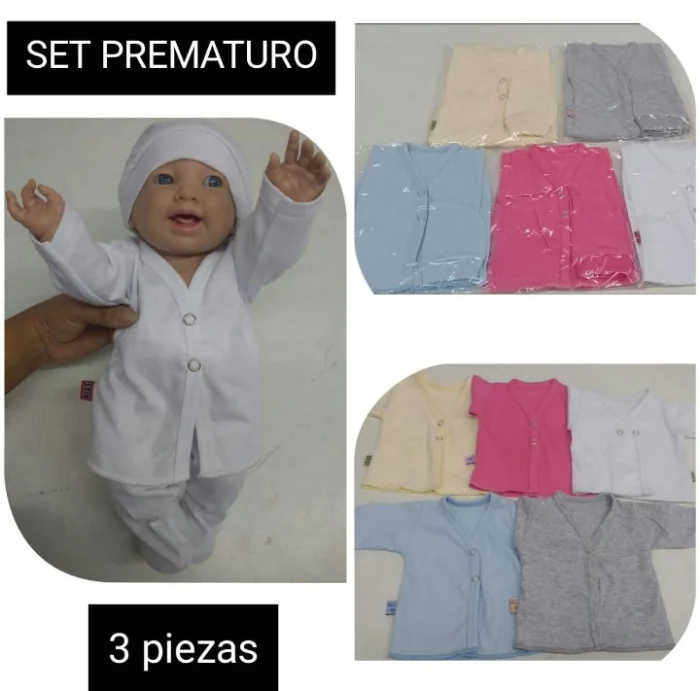 Ajuar X 3 Piezas Prematuro