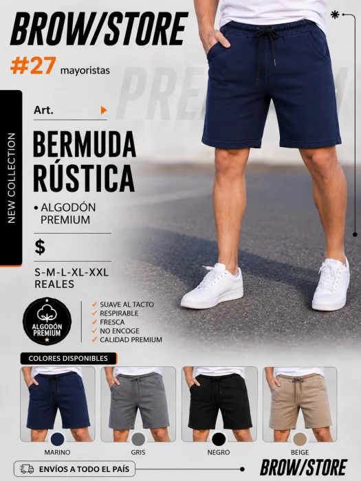 Shorts Rústico Premium