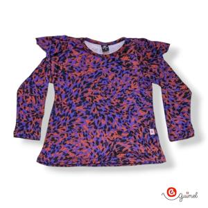 Art 12077 Remera Nena Ml C Volados Print - Miniatura 3