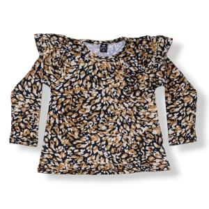 Art 12077 Remera Nena Ml C Volados Print - Miniatura 5