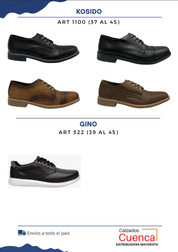 Zapato de Vestir Hombre Kosido Art .1100 (37 al 45) - Miniatura 5