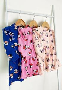 Vestido de Lanilla Estampada - Miniatura 3