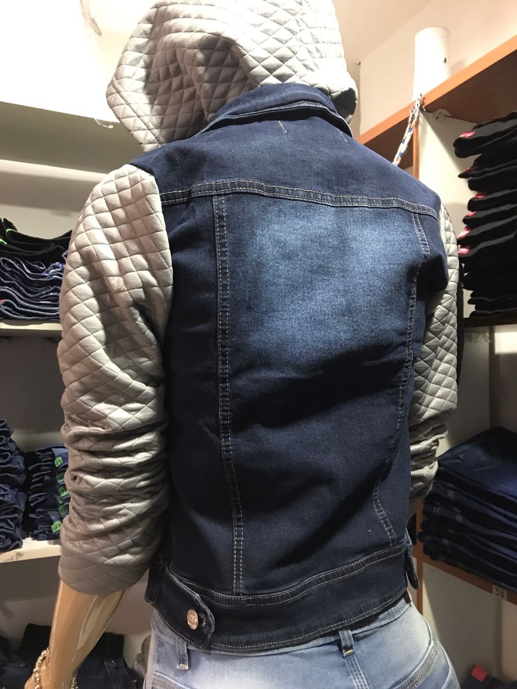 Campera Jeans Combinada Elastizados - Imagen 3