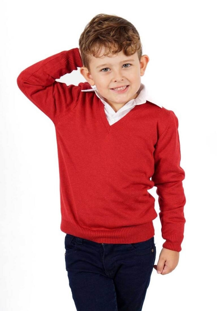 Suater Cuello V Niño - Imagen 2