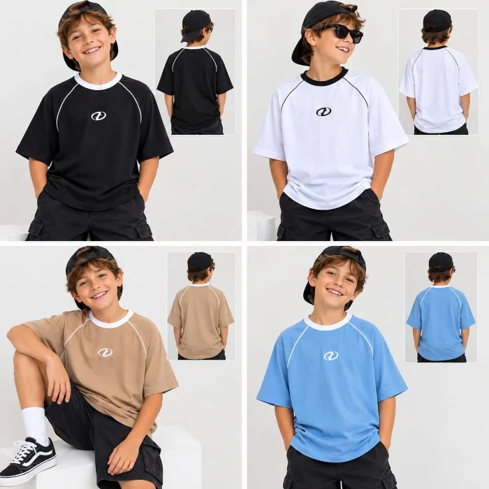 Remera con Vivo  Oversize