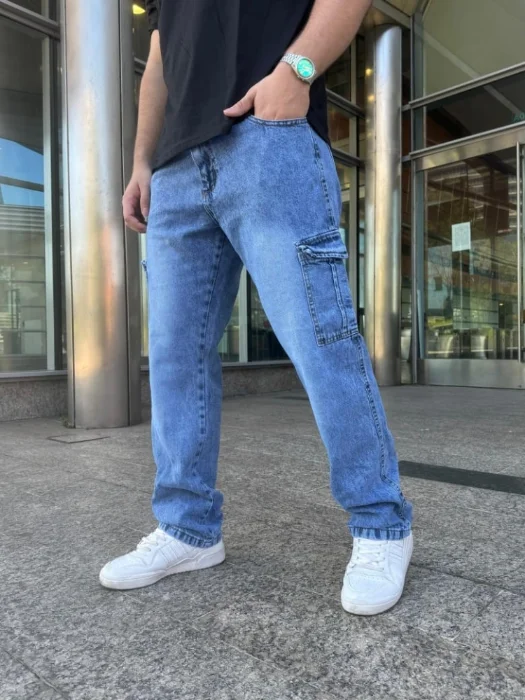 Pantalón Mom Cargo Recto ( D )