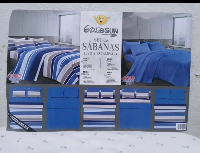 Sabanas 2 en 1 Queen Goldsun