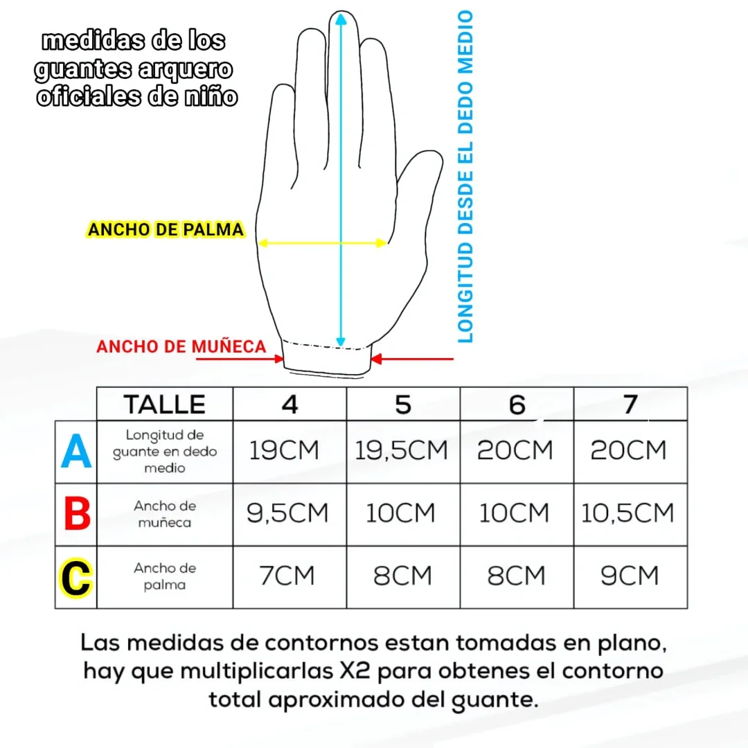 Guantes Arquero Oficiales de Niño - Imagen 2