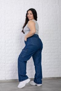 Jean Cargo Dama Talle Especial - Miniatura 3