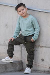 Pan/jeans Joguer Cargo Alan para Niño