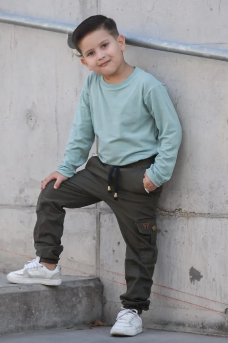 Pan/jeans Joguer Cargo Alan para Niño