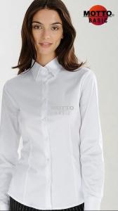 Camisa Entallada Elastizada Mujer Manga Larga T. Especial - Miniatura 2