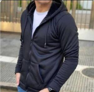 Campera con Piel Hombre
