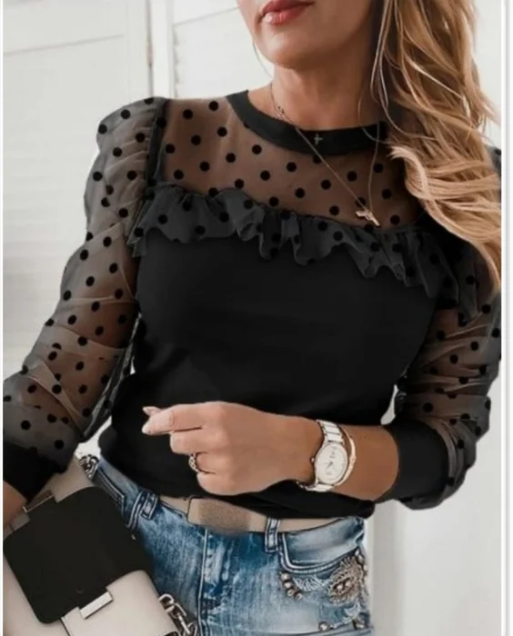 Camiseta Casual C/ Lunar
