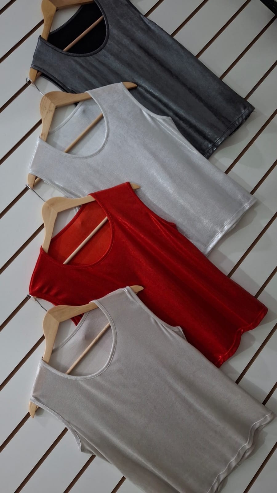 Musculosa Basica Foil Lurex - Talles 3/4/5 - Imagen 3