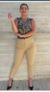 Pantalón Pinzado  Avispa Bengalina Elastizada