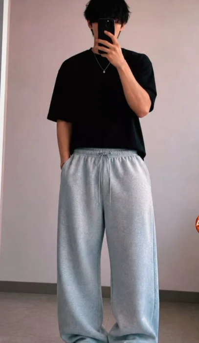 Baggy Jogging Hombre Rústico con Regulador