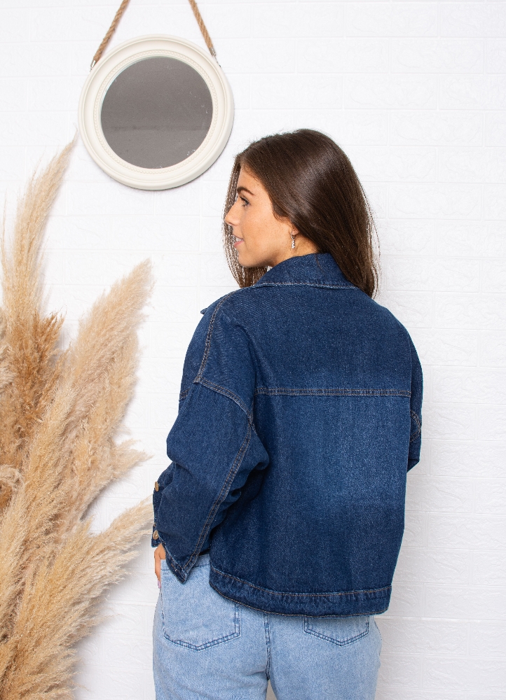 Mom Azul  Marino Denim - Imagen 3