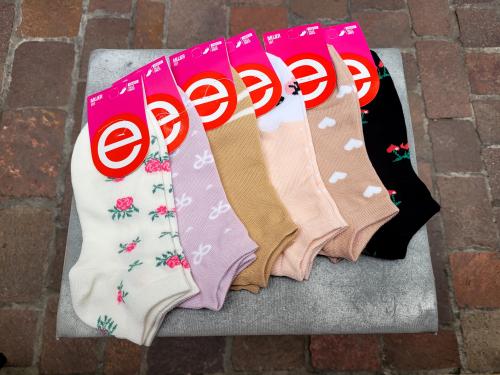 Soquete  Medias Dama Elemento Estampado