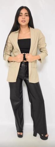 Blazer Crep Largo Colores - Miniatura 2