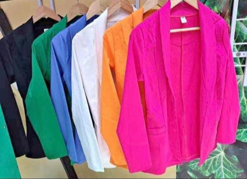 Blazer Crep Largo Colores - Miniatura 8