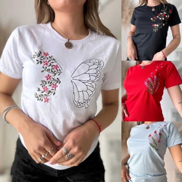 Remeras Bordadas
