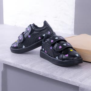 Zapatillas Cora Nena Ecocuero Durabilidad Estilo Corazones Doble Abrojo Velcro - Miniatura 7