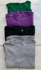 Sweater de Wafle  Frisado Especial - Miniatura 2