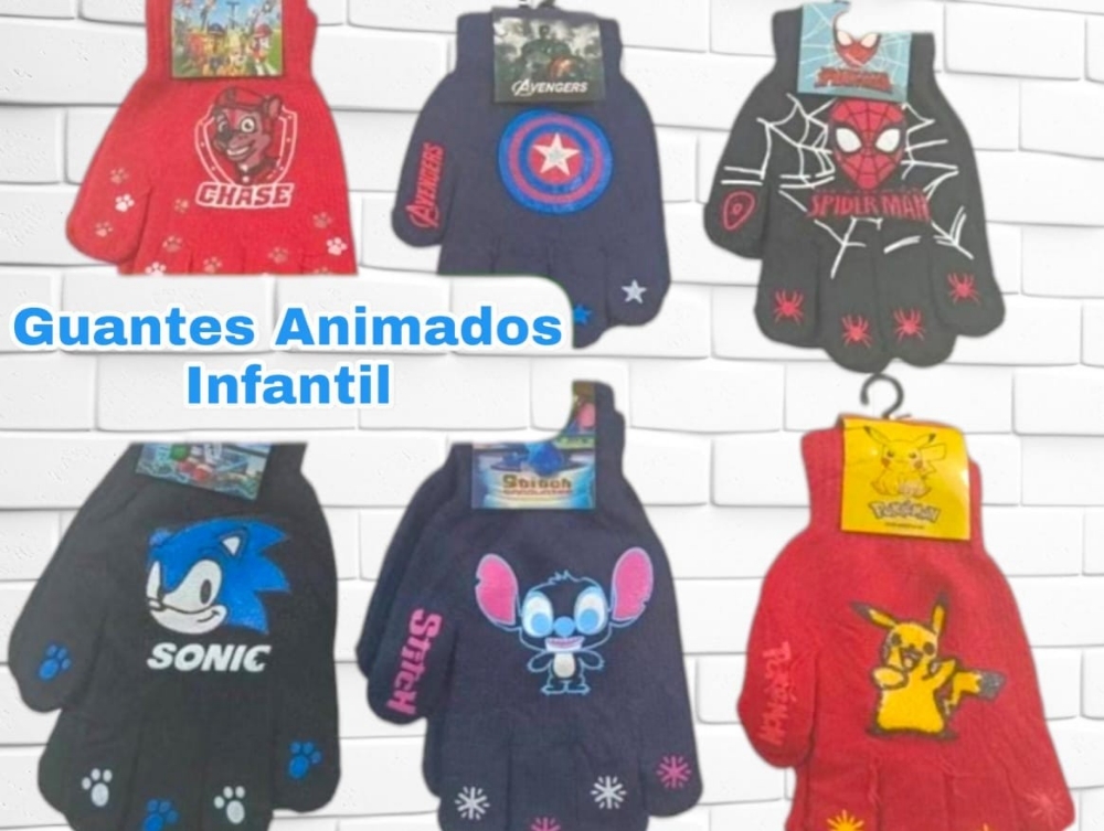 Guantes Animados Infantil - Imagen 2