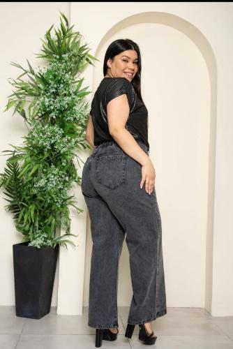 Jean Wide Gris Especial Dama - Miniatura 2
