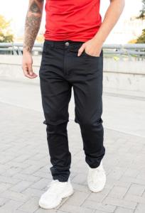 Jean Semi Recto Negro Hombre