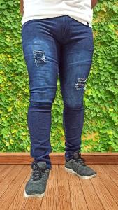 Jeans Azul Roturas Super Promo Mayorista