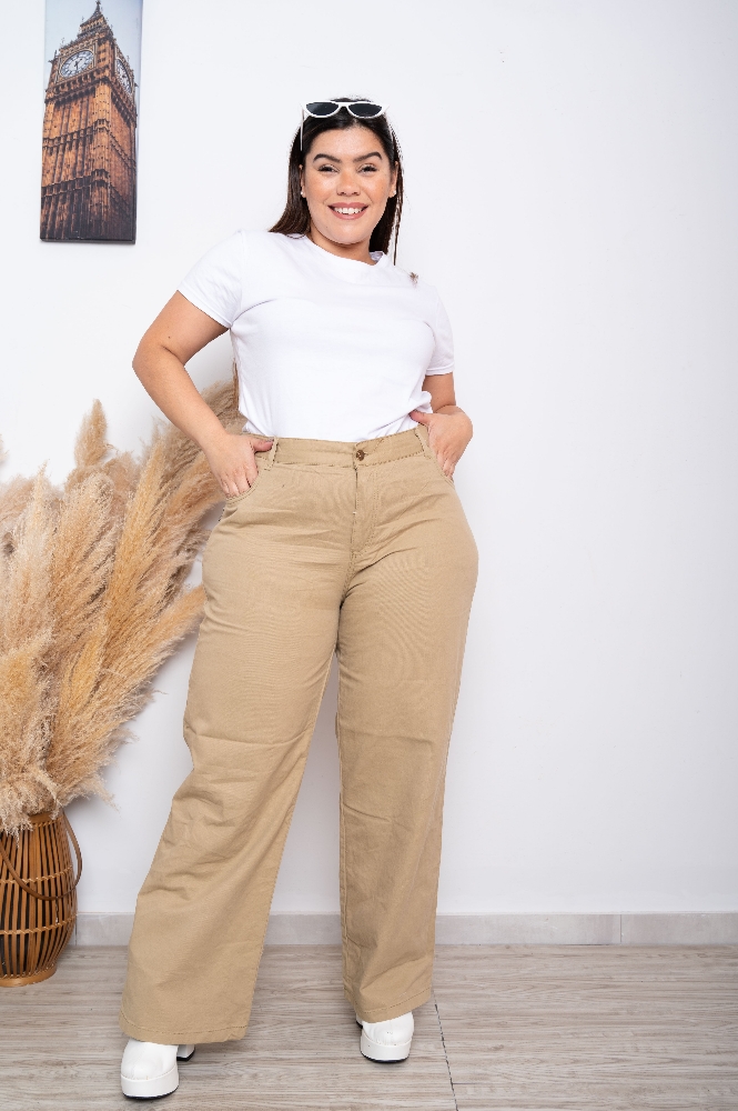 'art. 577bge.' 48 al 56 Wide Leg + Beige "t. Especiales" - Imagen 2