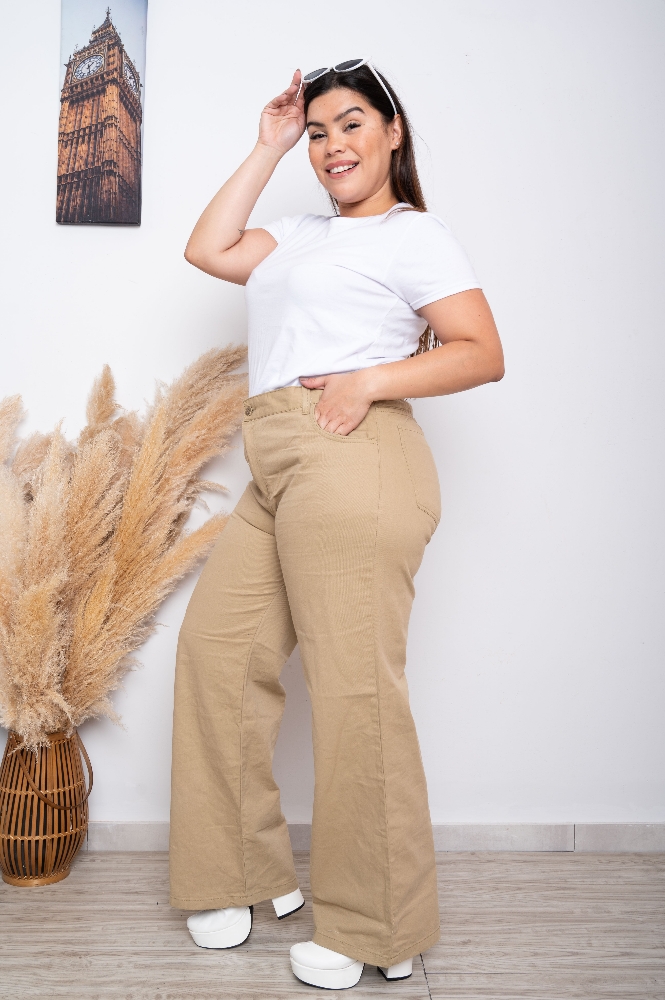 'art. 577bge.' 48 al 56 Wide Leg + Beige "t. Especiales" - Imagen 3