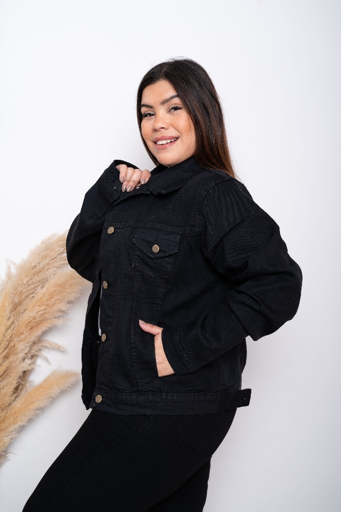 'art 451' 2xl al 5xl Campera  Negra "t. Especiales" - Imagen 2