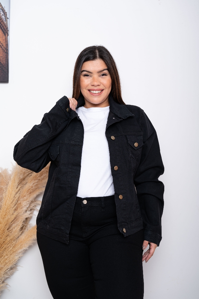 'art 451' 2xl al 5xl Campera  Negra "t. Especiales" - Imagen 5