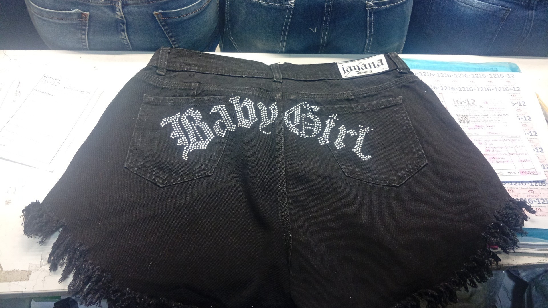 Short Playero Baby Girl Stras Brillo Dama - Imagen 5