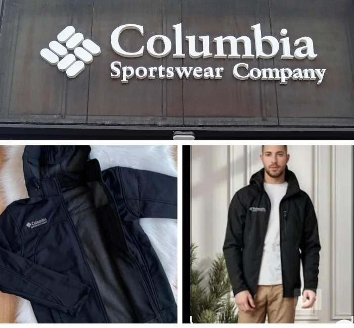 Campera Columbia  Neopren Negro Hombre