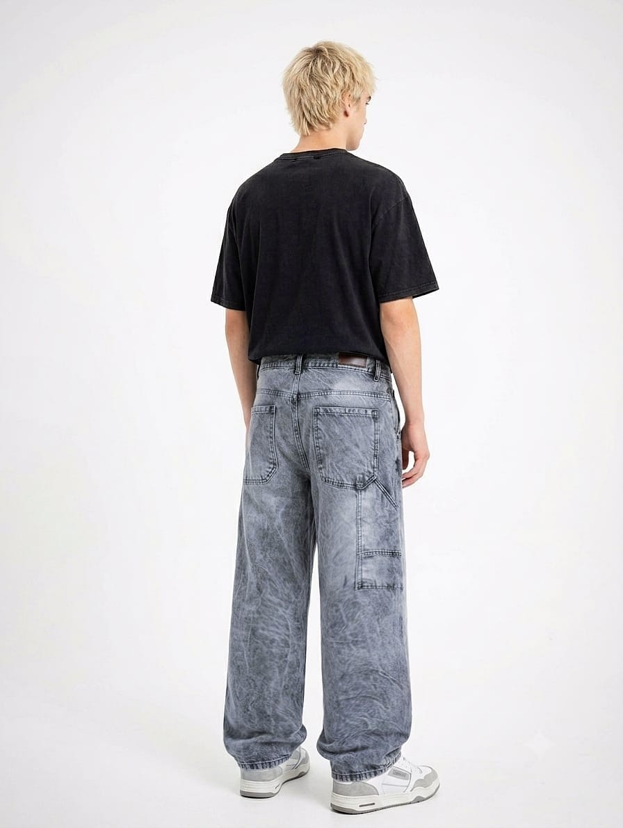 Jean Baggy  Gris Hombre - Imagen 2