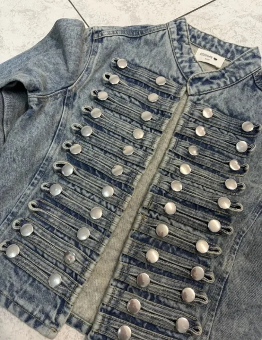Campera Jean Óxido Napoleón Dama