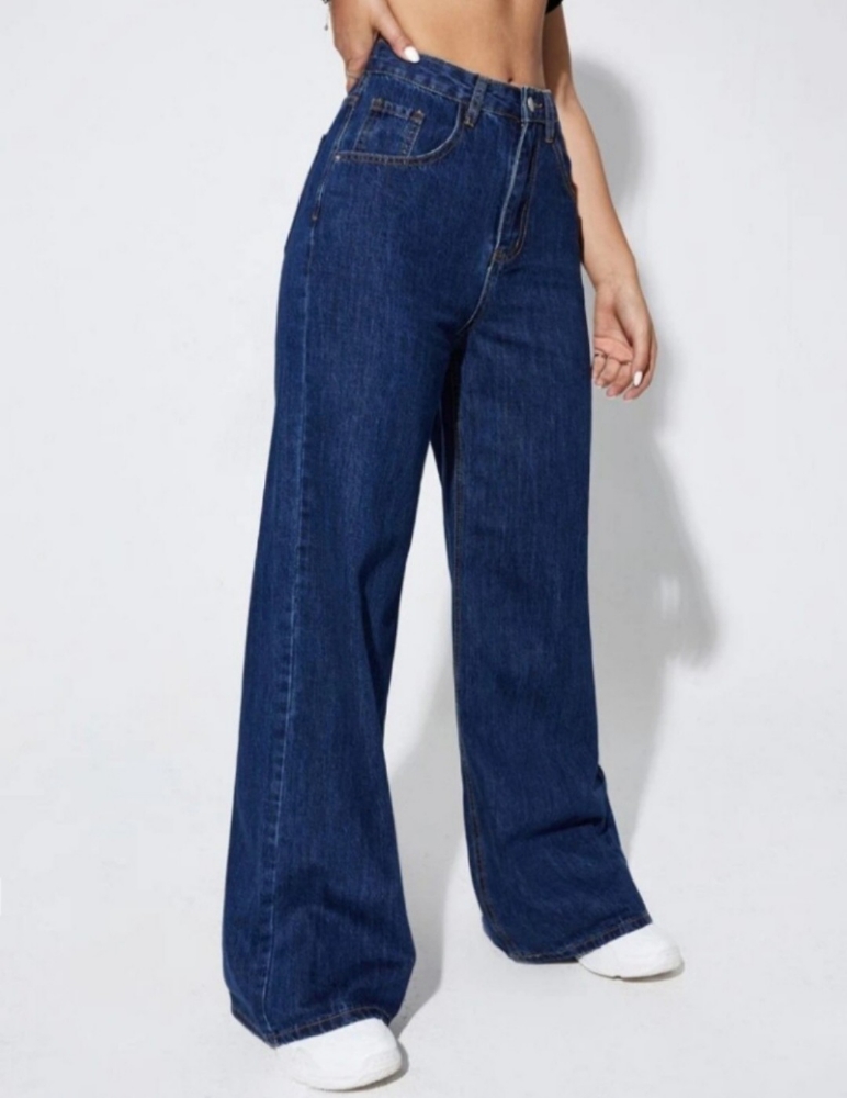 Jean Wide Leg Dama " Azul " Palazo - Imagen 5