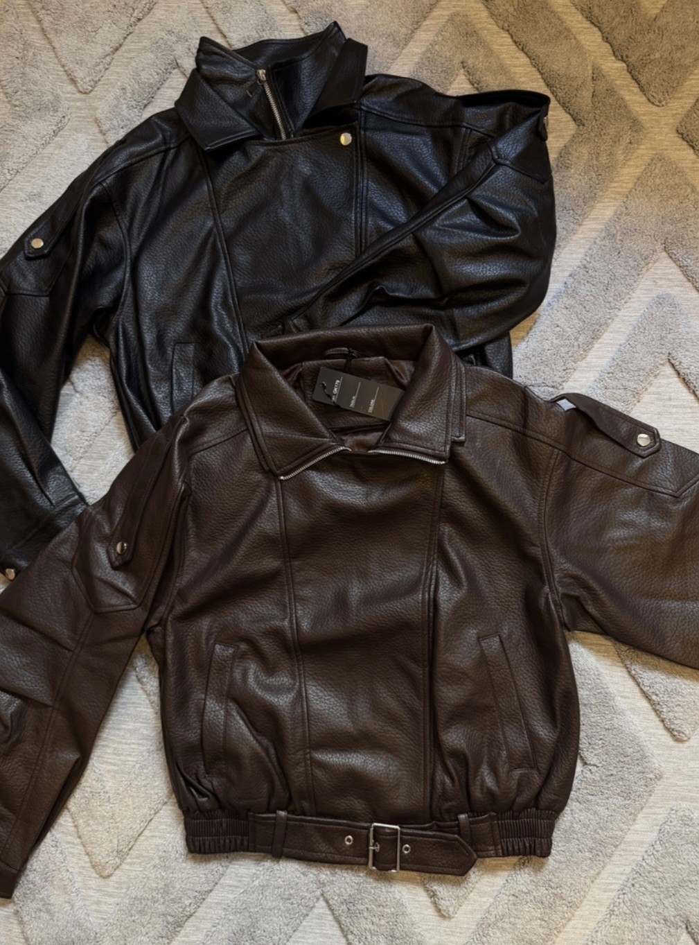 Campera Zara Ecoc Cuero - Imagen 2