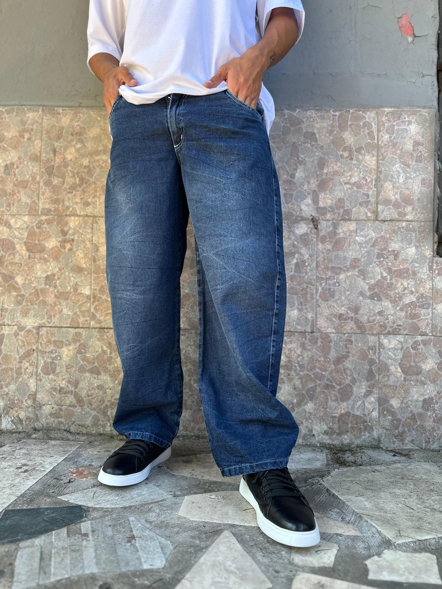 Jean Baggy Azul Hombre - Imagen 2