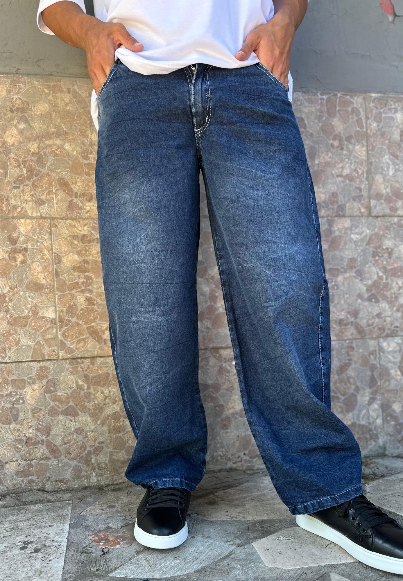 Jean Baggy Azul Hombre - Imagen 3